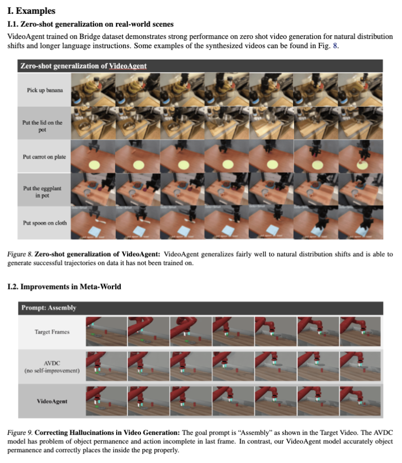 VideoAgent: Self-Improving Video Generation for Embodied Planning